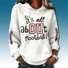 Oklahoma Sooners It's About Football Waffle Hoodie 4 Oklahoma Sooners Its About Football Waffle Hoodie 1