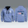 Patriots 2025 Rivalry Nor Easter Quarter Zip Hoodie 1