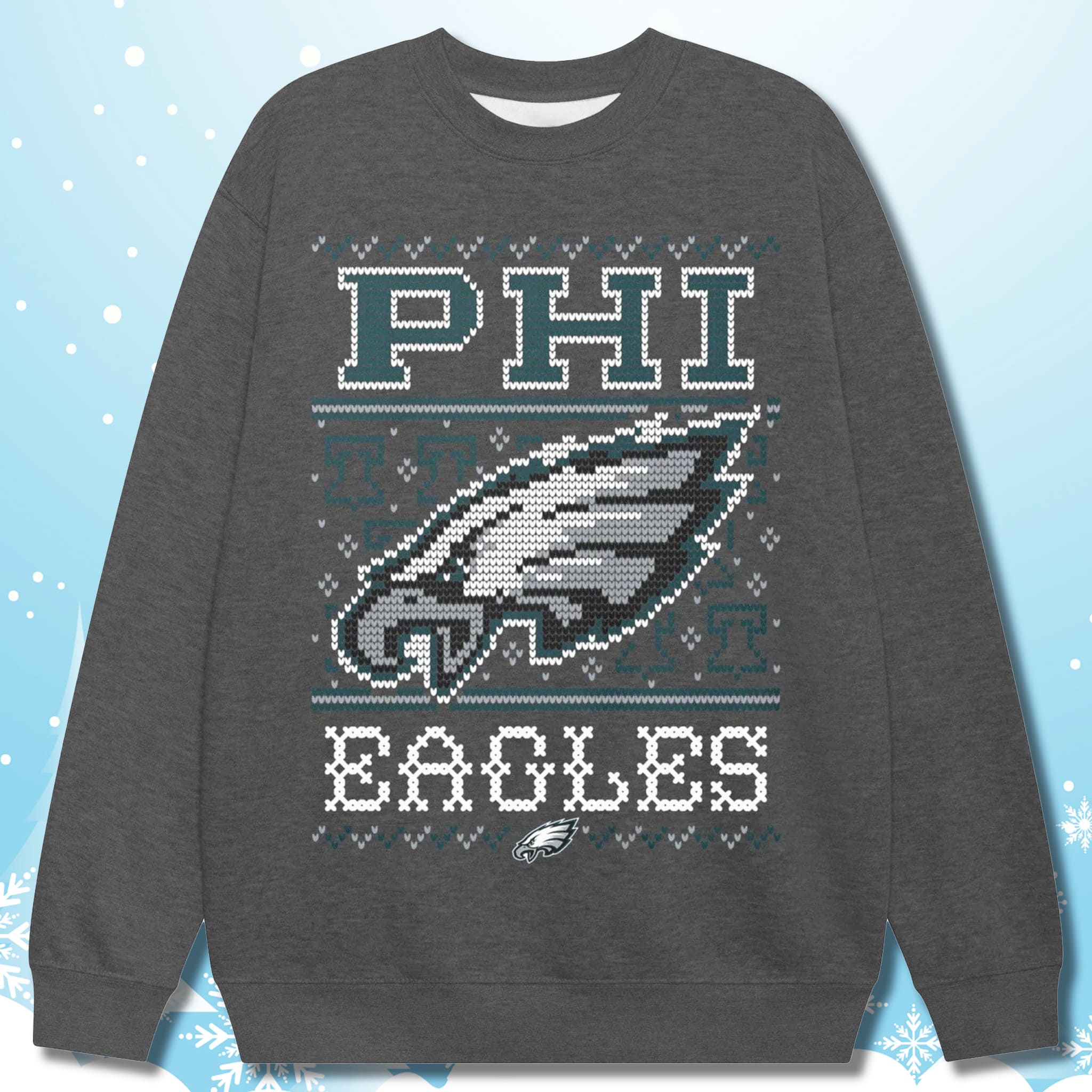 Philadelphia Eagles 2025 Christmas Sweatshirt Vintage 1 Philadelphia Eagles 2025 Christmas Sweatshirt Vintage 1