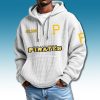 Pittsburgh Pirates EST 1882 Waffle Quarter Zip Hoodie 3