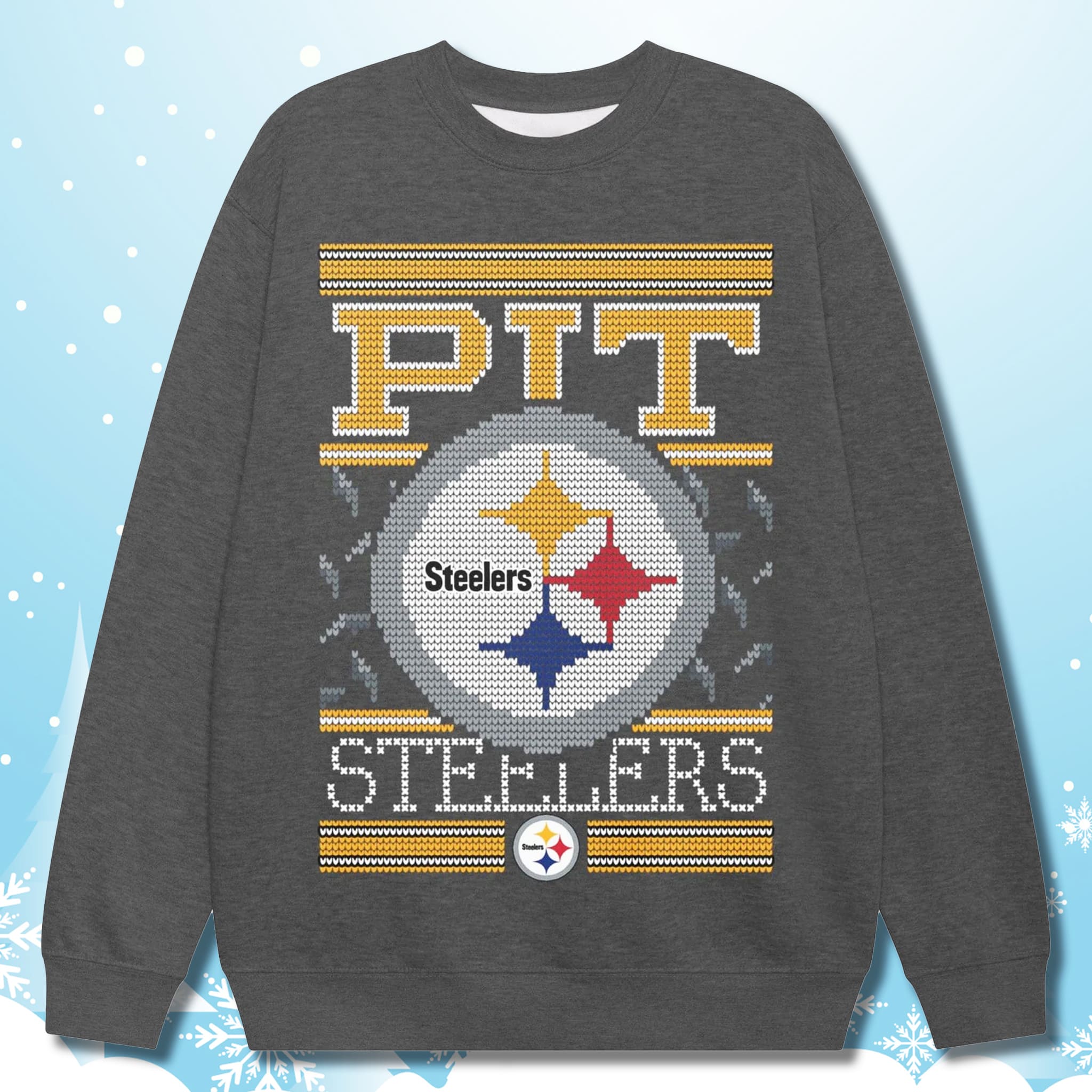 Pittsburgh Steelers 2025 Christmas Sweatshirt Vintage Pittsburgh Steelers 2025 Christmas Sweatshirt Vintage