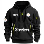 Steelers EST 1940 Quarter Zip Hoodie
