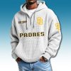 San Diego Padres EST 1969 Waffle Quarter Zip Hoodie 4 San Diego Padres EST 1969 Waffle Quarter Zip Hoodie 1