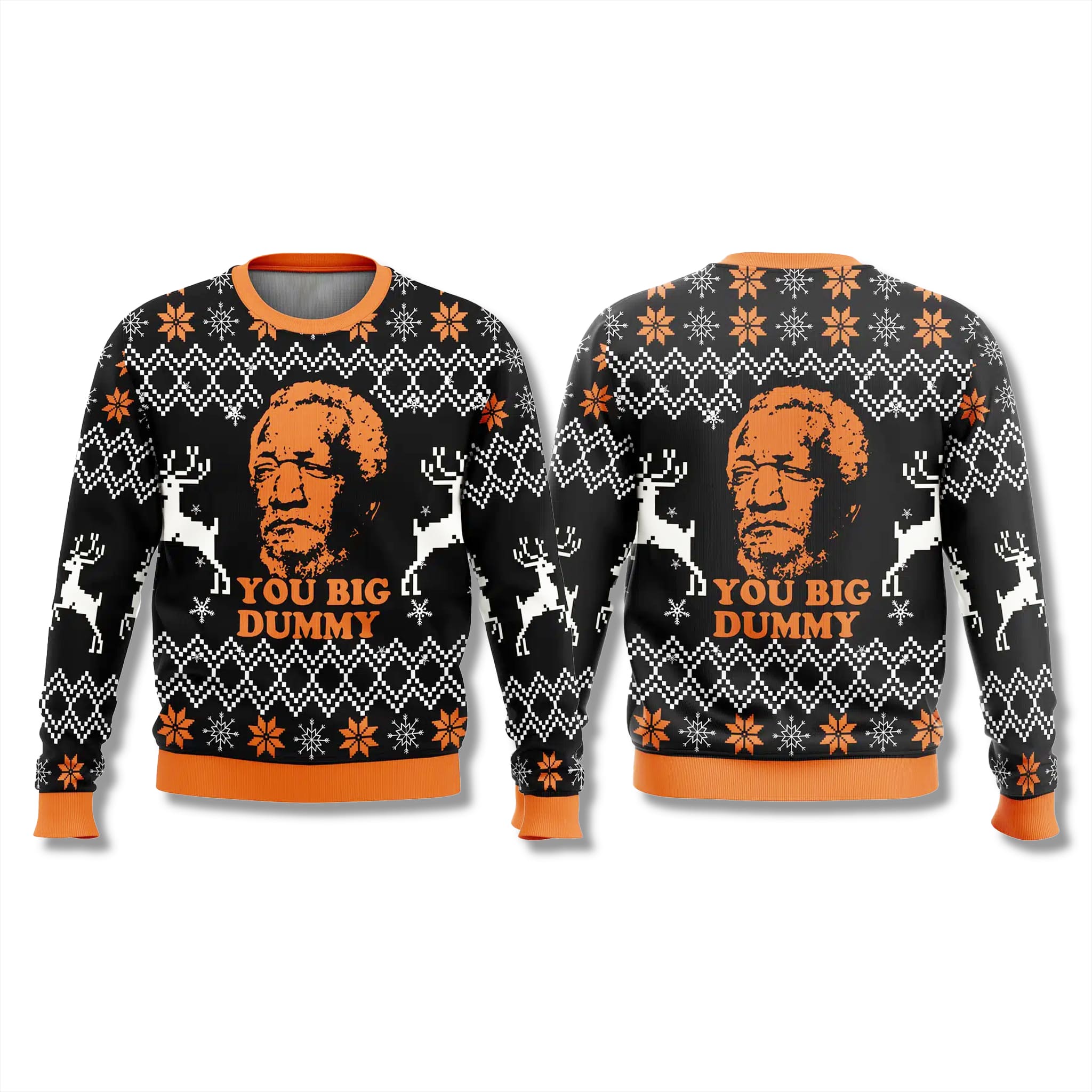 Sanford and Son You Big Dummy Ugly Christmas Sweater 2 Sanford and Son You Big Dummy Ugly Christmas Sweater 2