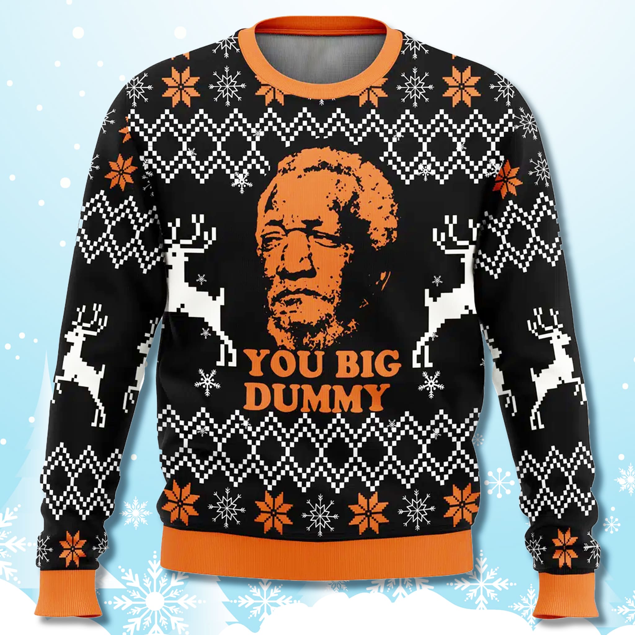 Sanford and Son You Big Dummy Ugly Christmas Sweater 3 Sanford and Son You Big Dummy Ugly Christmas Sweater