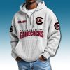 South Carolina Gamecocks EST 1892 Waffle Quarter Zip Hoodie 1