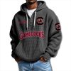 South Carolina Gamecocks EST 1892 Waffle Quarter Zip Hoodie 2