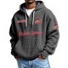 St Louis Cardinals EST 1882 Waffle Quarter Zip Hoodie 2
