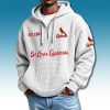 St Louis Cardinals EST 1882 Waffle Quarter Zip Hoodie 3