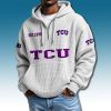 TCU Horned Frogs EST 1896 Waffle Quarter Zip Hoodie