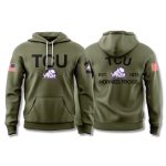 TCU Horned Frogs Military Appreciation Hoodie 2025