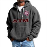 Texas A&M Aggies Waffle Quarter Zip Hoodie 2025