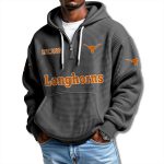Texas Longhorns EST 1893 Waffle Quarter Zip Hoodie