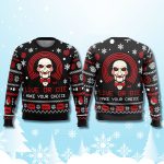 The Saw Live Or Die Make Your Choice Christmas Ugly Sweater