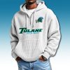 Tulane Green Wave Waffle Quarter Zip Hoodie 2025 7 Tulane Green Wave Waffle Quarter Zip Hoodie 2025 1