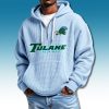 Tulane Green Wave Waffle Quarter Zip Hoodie 2025 5 Tulane Green Wave Waffle Quarter Zip Hoodie 2025 3