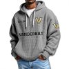 Vanderbilt Commodores EST 1890 Waffle Quarter Zip Hoodie 4 Vanderbilt Commodores EST 1890 Waffle Quarter Zip Hoodie 1