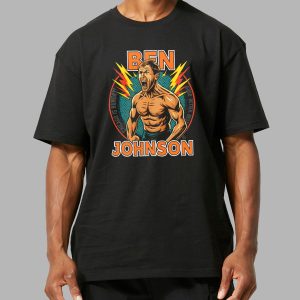 Ben Johnson Shirtless T Shirt 1