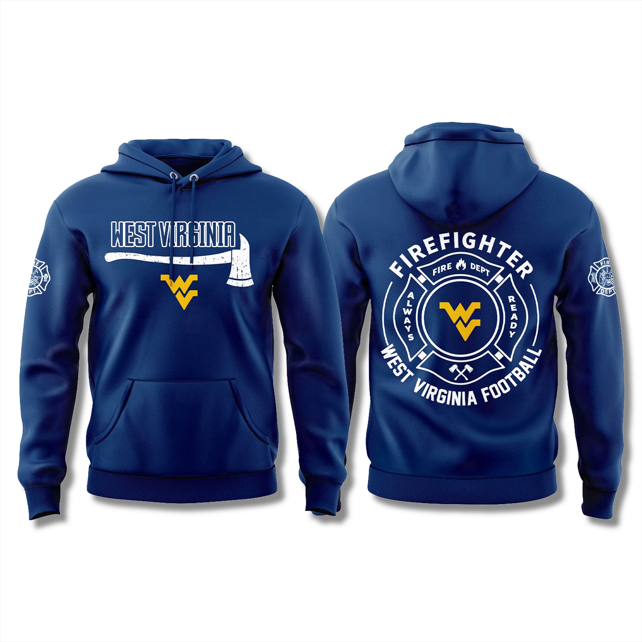 West Virginia Mountaineers 2025 Firefighter Appreciation Day Hoodie 1 West Virginia Mountaineers 2025 Firefighter Appreciation Day Hoodie 1
