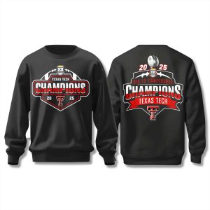 Texas Tech Red Raiders 2025 Big 12 Champions Hoodie 1