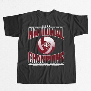 Texas A&M Volleyball 2025 National Champions Shirt 4