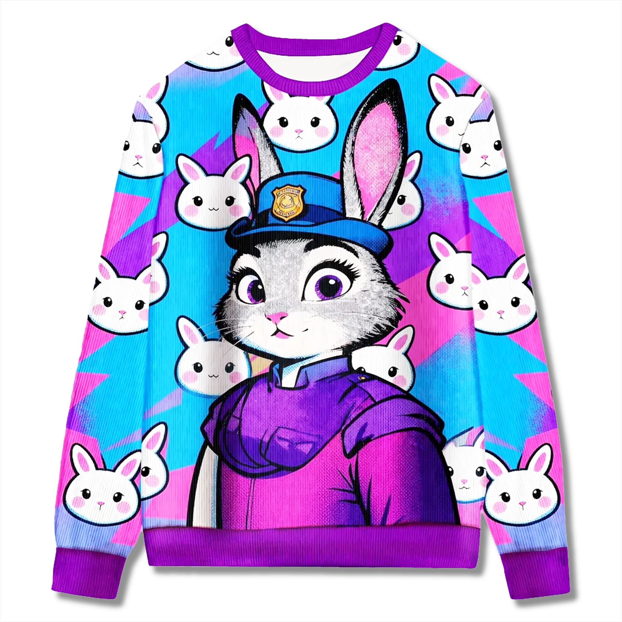 Zootopia 2 Judy Hopps Ugly Christmas Sweater 2 Zootopia 2 Judy Hopps Ugly Christmas Sweater