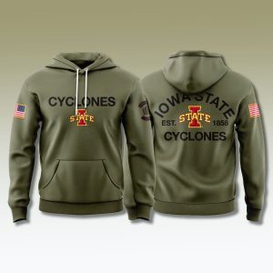 Iowa State Cyclones Military Appreciation Hoodie 2025 1