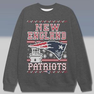 New England Patriots 2025 Christmas Sweatshirt Vintage 1