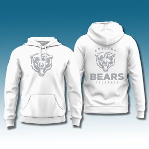Chicago Bears 2026 White Out Hoodie 1