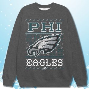 Philadelphia Eagles 2025 Christmas Sweatshirt Vintage 1