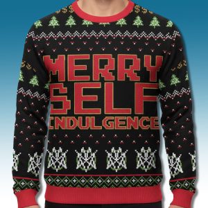 Merry Self Indulgence Ugly Christmas Sweater 1