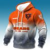 Bears EST 1920 Gradient Waffle Hoodie