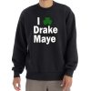 Bill Chisholm Drake Maye Shamrock Hoodie 1