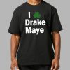 Bill Chisholm Drake Maye Shamrock Hoodie 10