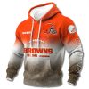 Browns EST 1944 Gradient Waffle Hoodie 1