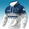 Cowboys EST 1960 Gradient Waffle Hoodie 1