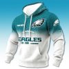 Eagles EST 1933 Gradient Waffle Hoodie 3 Eagles EST 1933 Gradient Waffle Hoodie