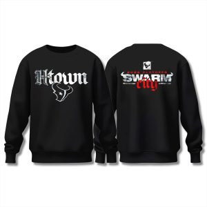 Texans SWARM City 2025 Playoffs Hoodie 1