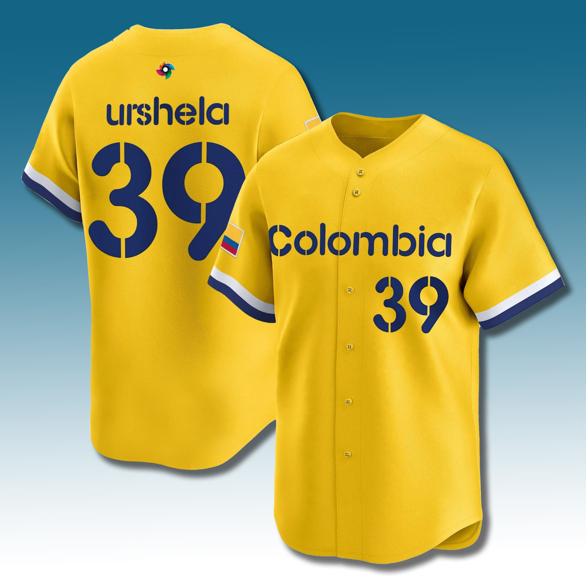 World Baseball Classic 2026 Team Colombia Jersey 1 World Baseball Classic 2026 Team Colombia Jersey 1