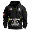 IU 2026 CFP National Champions Quarter Zip Hoodie 2