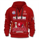 IU Peach Bowl Champion Quarter Zip Hoodie 2026