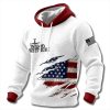 In God We Trust Cross Patriotic Waffle Hoodie 3 In God We Trust Cross Patriotic Waffle Hoodie