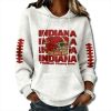 Indiana Football Rose Bowl Champions Waffle Hoodie 1