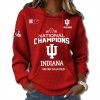 Indiana Hoosiers 2025 2026 National Championship Waffle Hoodie 1