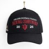 Indiana Hoosiers CFP 2026 National Championship Black Hat 1