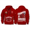 Indiana Hoosiers Rose Bowl Champions Quarter Zip Hoodie 1