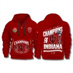 Indiana Hoosiers Rose Bowl Champions Quarter Zip Hoodie
