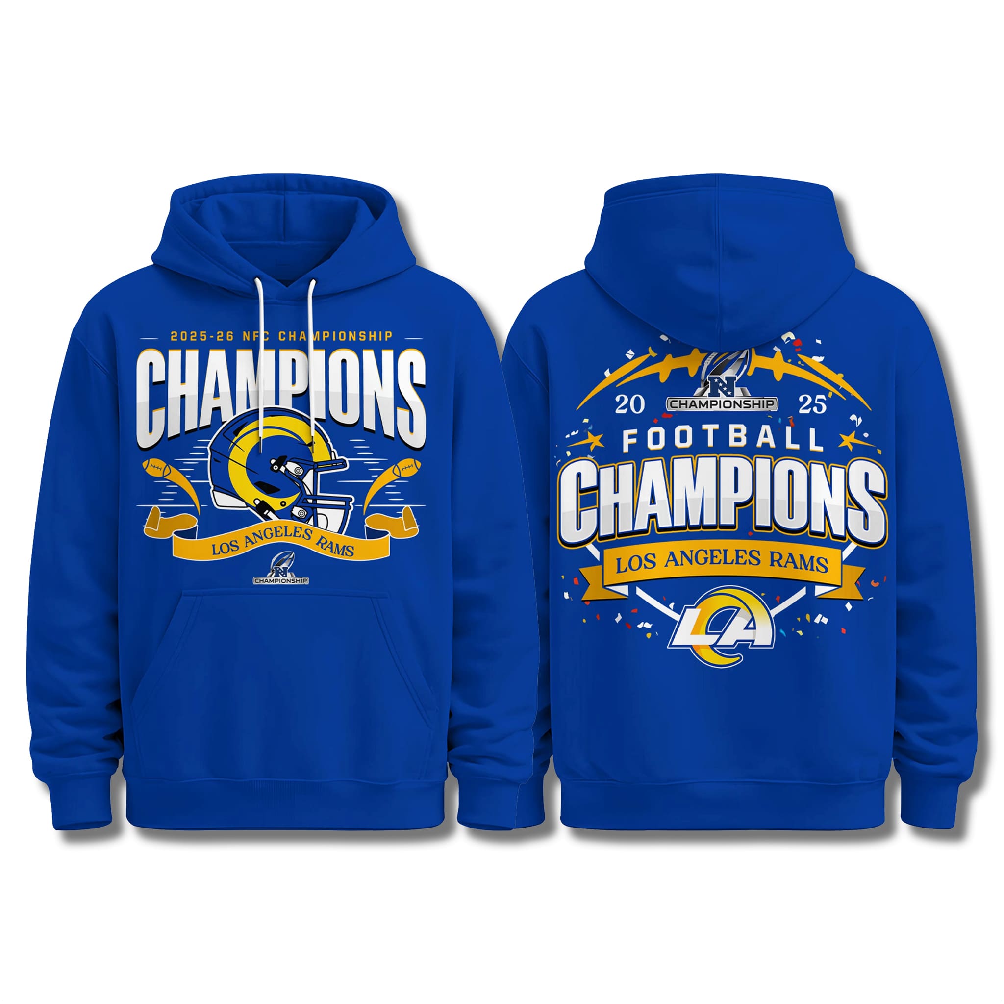LA Rams NFC Championship Hoodie 2025 LA Rams NFC Championship Hoodie 2025