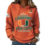 Miami 2026 National Champions It's About The U Waffle Hoodie