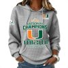 Miami 2026 National Champions It's About The U Waffle Hoodie 6 Miami 2026 National Champions It's About The U Waffle Hoodie 2